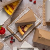 PIZZI RETTANGOLARI  53 G/M2 32x26 CM BIANCO CARTA (250 UNITÀ)