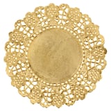 PIZZI METALLIZZATI  40 G/M2 + 20 G/M2 Ø 12 CM ORO LITOS. MET (100 UNITÀ)