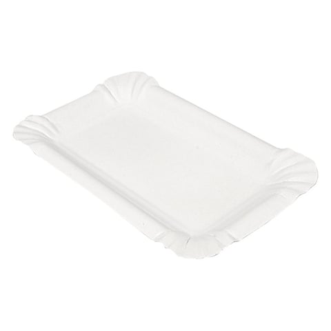 VASSOI PASTICCERIA - PICCOLI  285 G/M2 20x13 CM BIANCO CARTONE (250 UNITÀ)