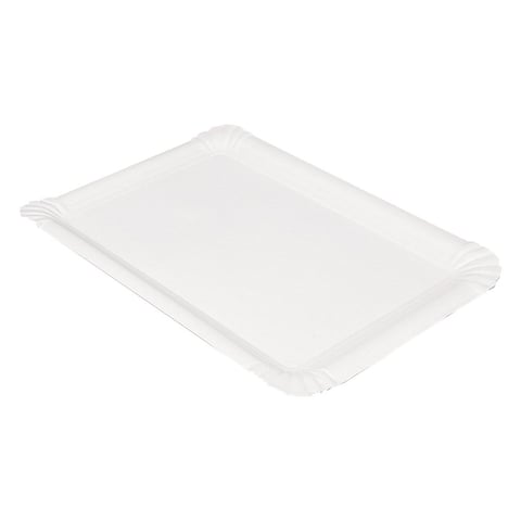 VASSOI PASTICCERIA - PICCOLI  340 G/M2 23x17 CM BIANCO CARTONE (250 UNITÀ)
