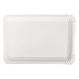 VASSOI PASTICCERIA - PICCOLI  340 G/M2 23x17 CM BIANCO CARTONE (250 UNITÀ)