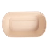 SCATOLE PER CIBO 1 SCOMPARTO BIONIC 850 ML 23,5x13,1x4,6 CM NATURALE BAGASSA (500 UNITÀ)