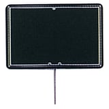 10 U. LAVAGNE PREZZO COMPONIBILE   8x12x0,2 CM NERO PVC (1 UNITÀ)