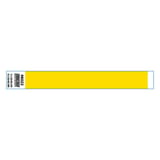 BRACCIALETTI NON TRASFERIBILI ADESIVO   2x25,5 CM GIALLO CARTA (1000 UNITÀ)