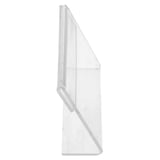 10 U. CAVALETTI PER ETICHETTE   8x6,5x2 CM TRASPARENTE PVC (1 UNITÀ)