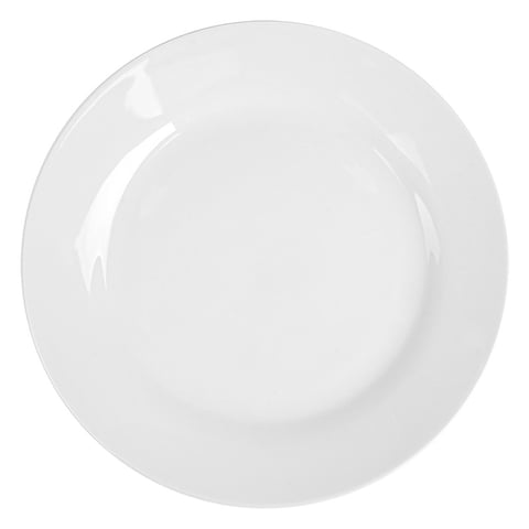 PIATTI PIANI   Ø 24 CM BIANCO PORCELLANA (48 UNITÀ)