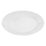 PIATTI PIANI   Ø 24 CM BIANCO PORCELLANA (48 UNITÀ)