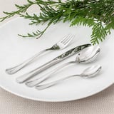 CUCCHIAI DESSERT ARTINOX 'CORAL'  15 CM ARGENTO ACCIAIO (12 UNITÀ)