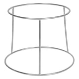 PORTA VASSOIO FRUTTI DI MARE   20x24x18 CM ARGENTO ACCIAIO INOX (1 UNITÀ)
