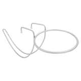 SUPPORTO PER CONTENITORE CHAMPAGNE   52,5x20,5x23 CM ARGENTO FILO (1 UNITÀ)