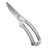 TRINCIAPOLLO   25 CM ARGENTO ACCIAIO INOX (1 UNITÀ)