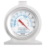 TERMOMETRO FRIGORIFERO/CONGELATORE   6,2x7,3x4 CM ARGENTO ACCIAIO INOX (1 UNITÀ)