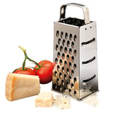 GRATTUGIA 4 USI DIVERSI   10,5x8x23 CM ARGENTO ACCIAIO INOX (1 UNITÀ)