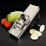 MANDOLINA CON CARRELLO   39,5x12x19 CM ARGENTO ACCIAIO INOX (1 UNITÀ)