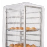 50 U. COPETURE PER CARRELLI  15µ 67+66x204 CM TRASPARENTE HDPE (1 UNITÀ)