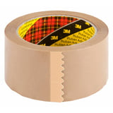 ROTOLO ADESIVO PACK   66 M x 5 CM MARRONE PP (6 UNITÀ)