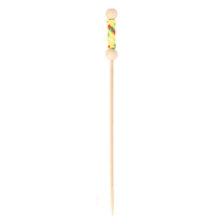 spiedini "perla" bamboo 12 (h) cm naturale bambÙ (100 unitÀ)