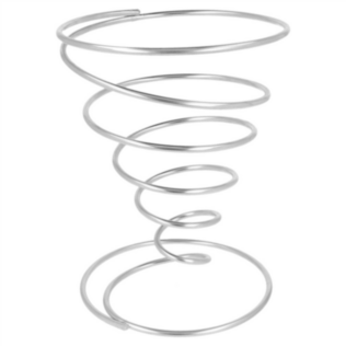 cestino a cono artinox Ø 10x18 cm cromato acciaio (1 unitÀ)