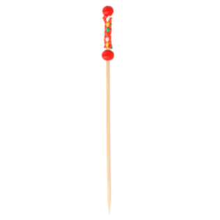 spiedini "perla" bamboo 12 (h) cm rosso bambÙ (100 unitÀ)