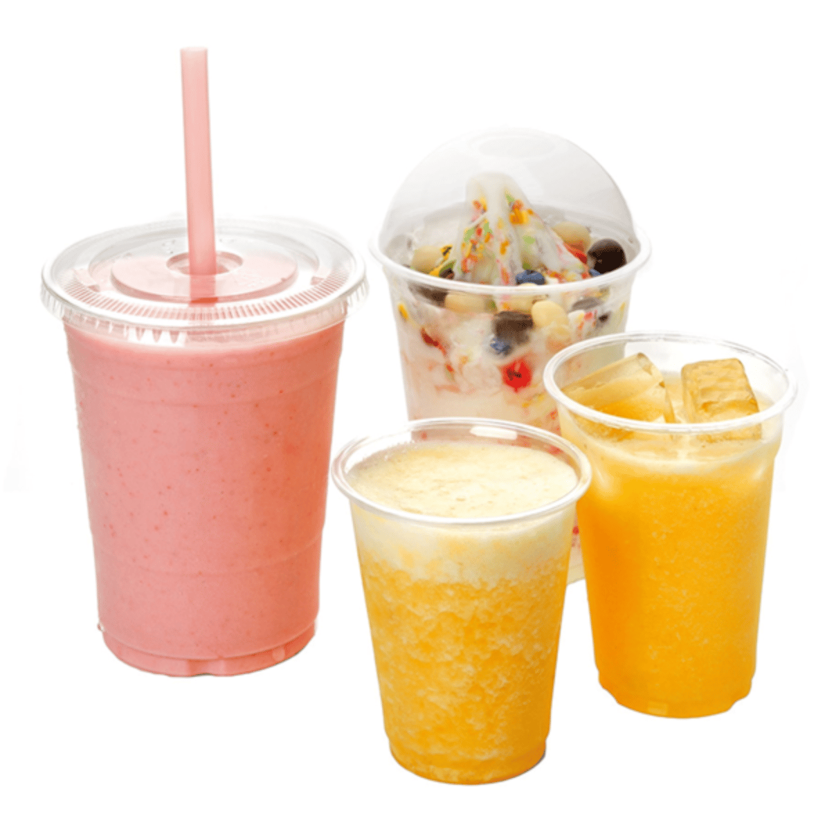 BICCHIERI SMOOTHIES TRASPARENTI