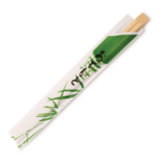 bacchette cinesi imbustate bamboo 20 cm naturale bambÙ (100 unitÀ)