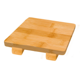 base sushi bamboo 15x15x2,5 cm naturale bambÙ (1 unitÀ)