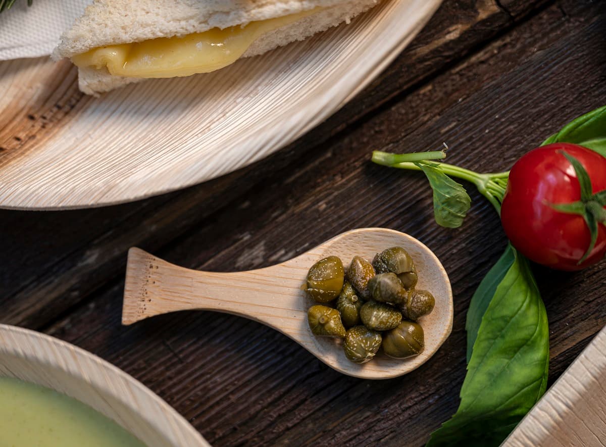 Mini cucchiaini in bambù per antipasti