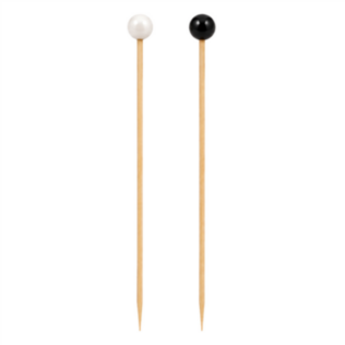 spiedini "perla" bamboo 12 (h) cm naturale bambÙ (100 unitÀ)