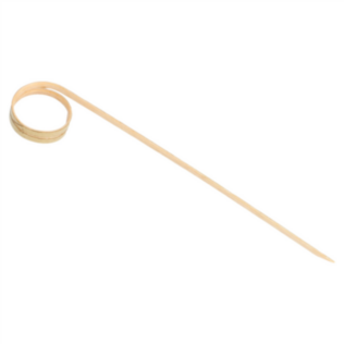 spiedini spirale bamboo 12 (h) cm naturale bambÙ (100 unitÀ)