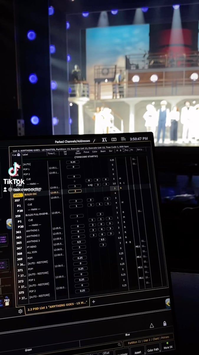 Reel from Anything Goes by @mikewoodld