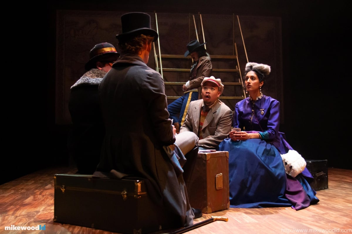 Around the World in 80 Days, production photo