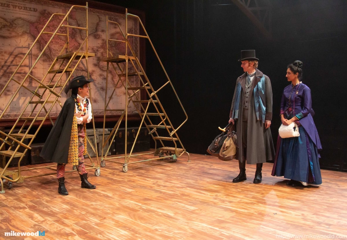 Around the World in 80 Days, production photo