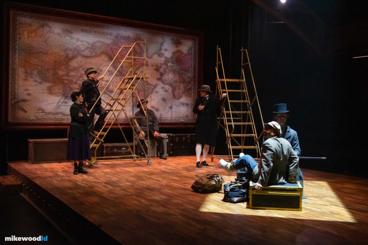 Around the World in 80 Days, production photo