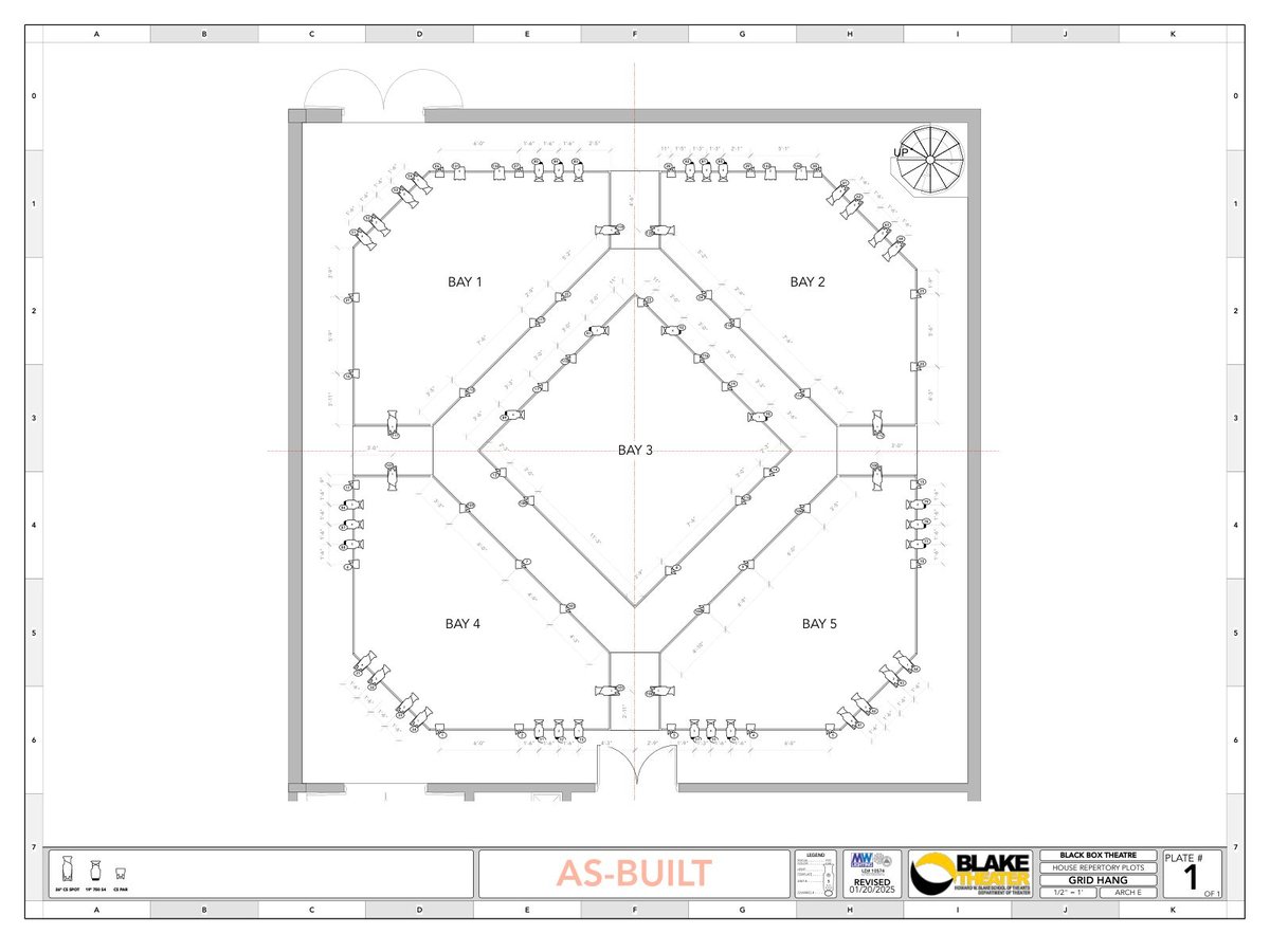 Black Box Theatre Repertory Light Plot , preview