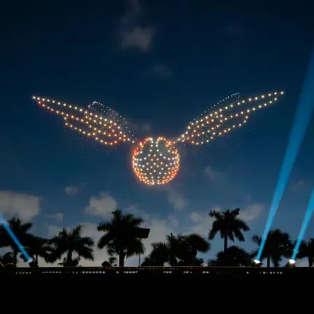 DroneArt Show: Harry Potter promotional still.