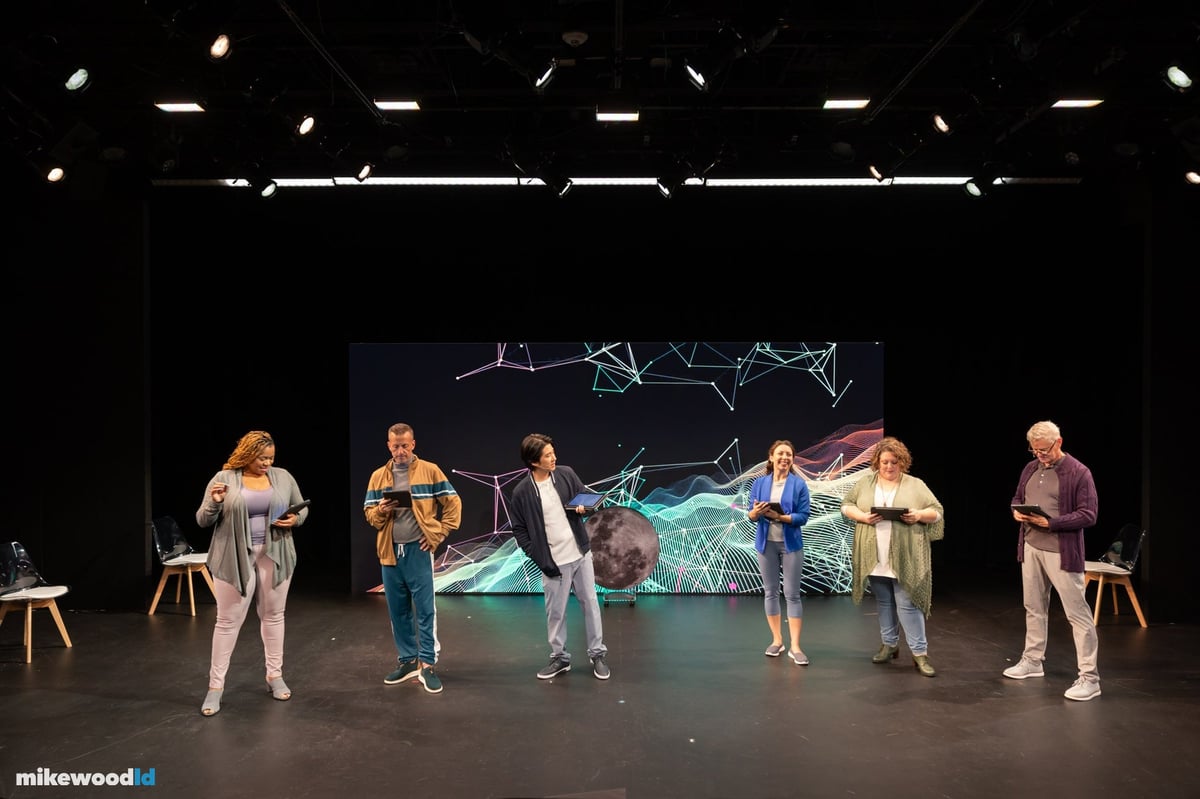The House of Future Memory, production photo