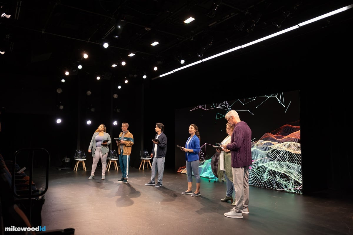 The House of Future Memory, production photo