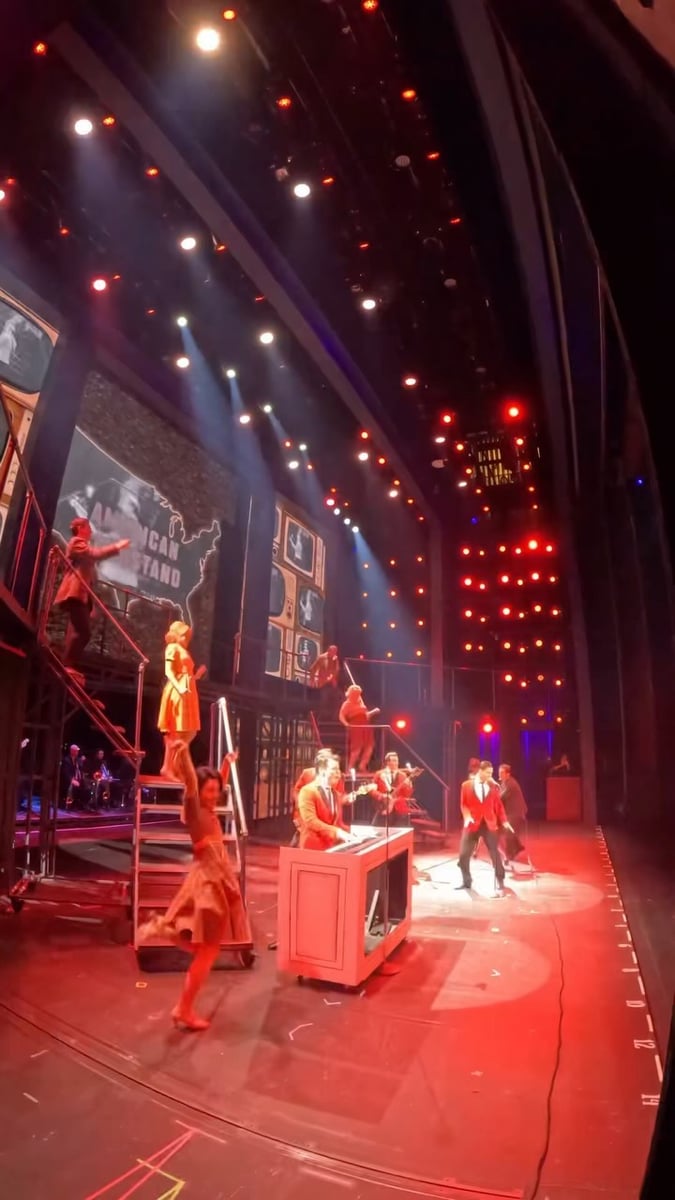 Reel from Jersey Boys by @mikewoodld