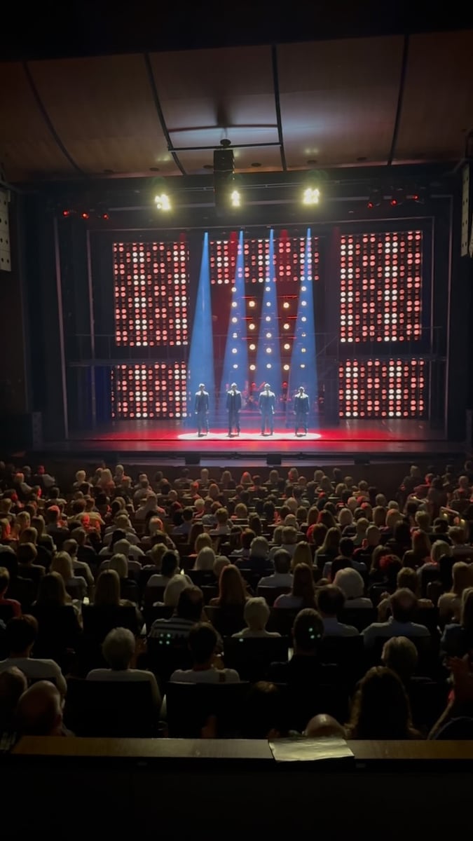 Reel from Jersey Boys by @mikewoodld