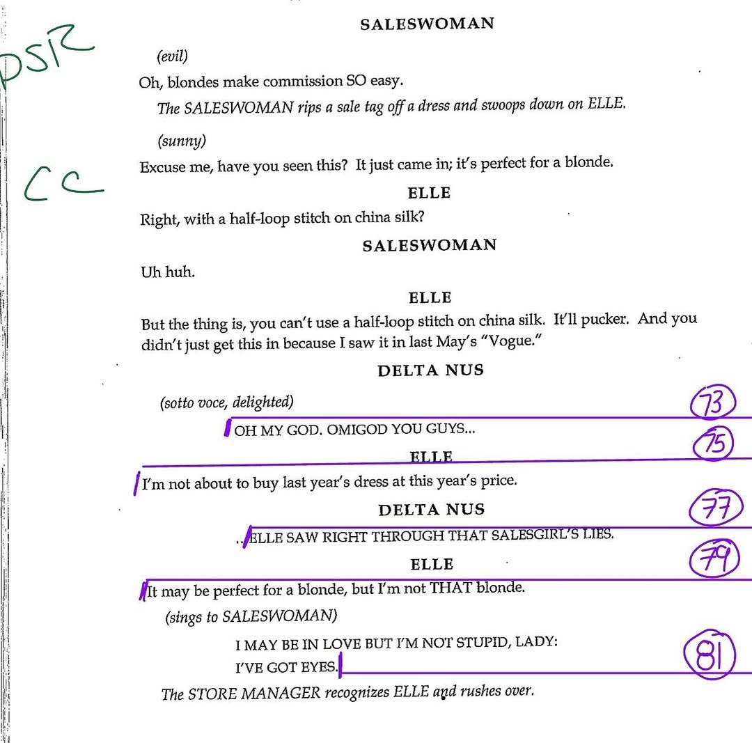 Post from Legally Blonde by @mikewoodld
