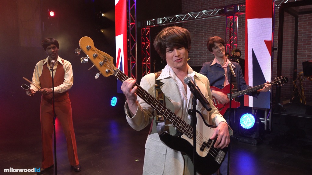 Let's Hang On, production photo