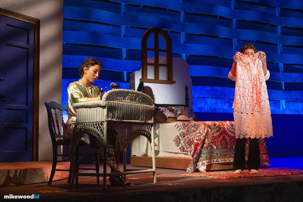 Mamma Mia! In The Park, American Stage outdoor production with LED and moving light rig.