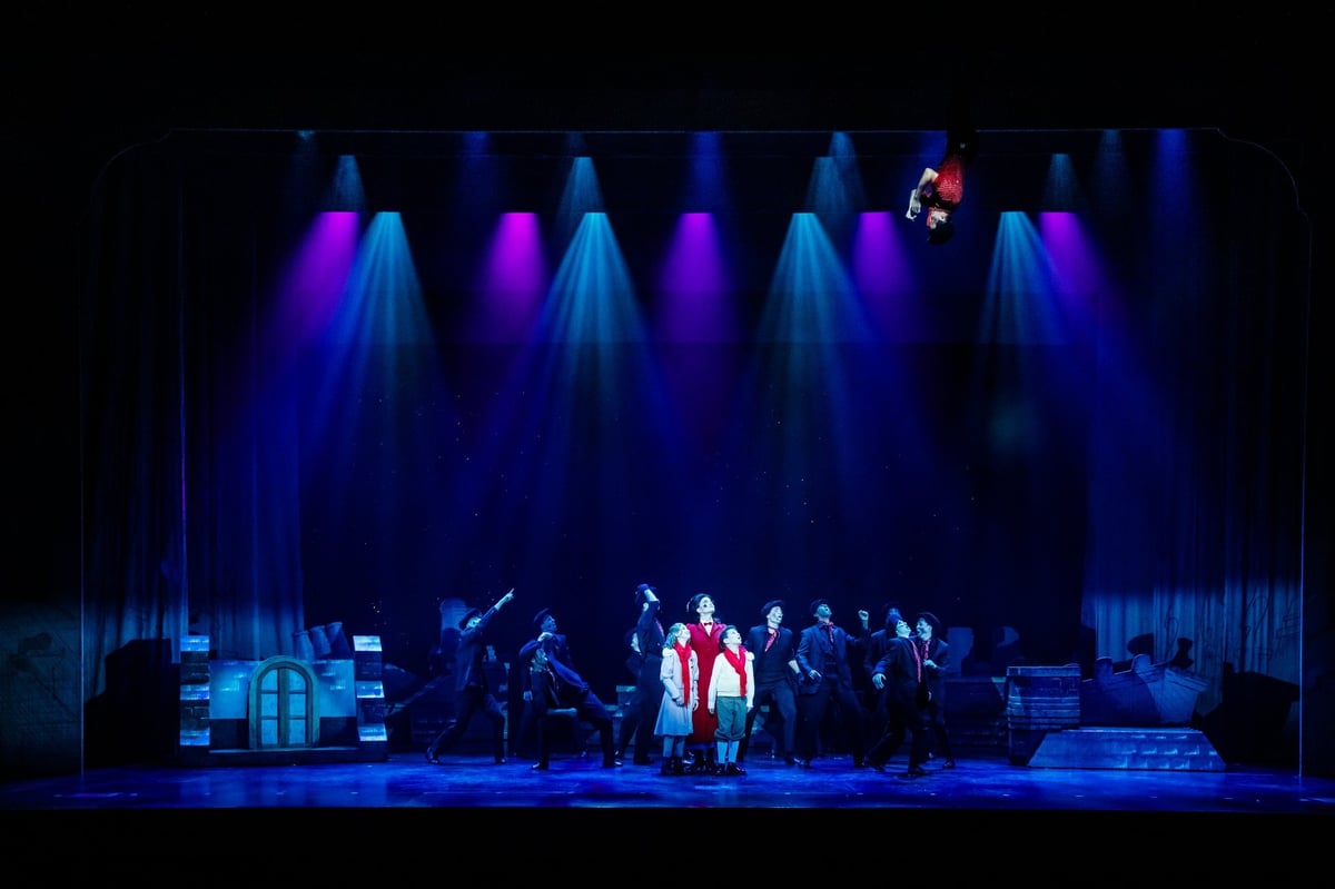 Mary Poppins, production photo