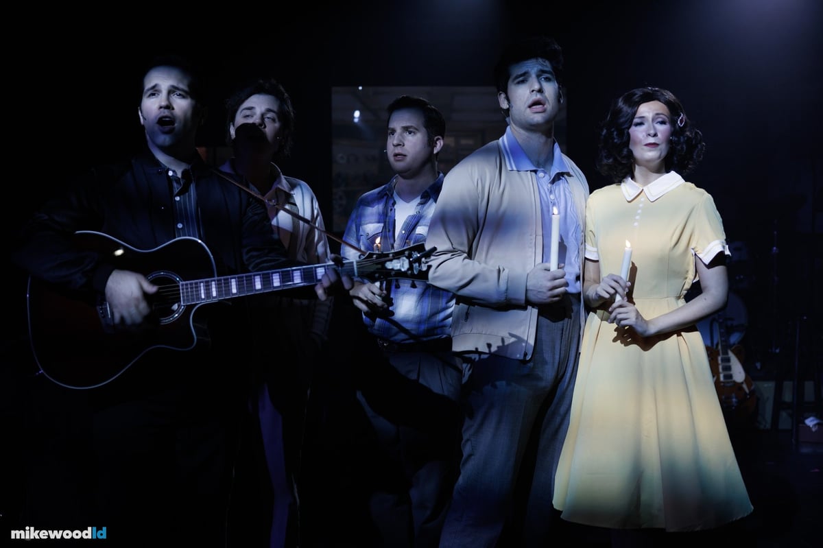 Million Dollar Quartet Christmas, production photo