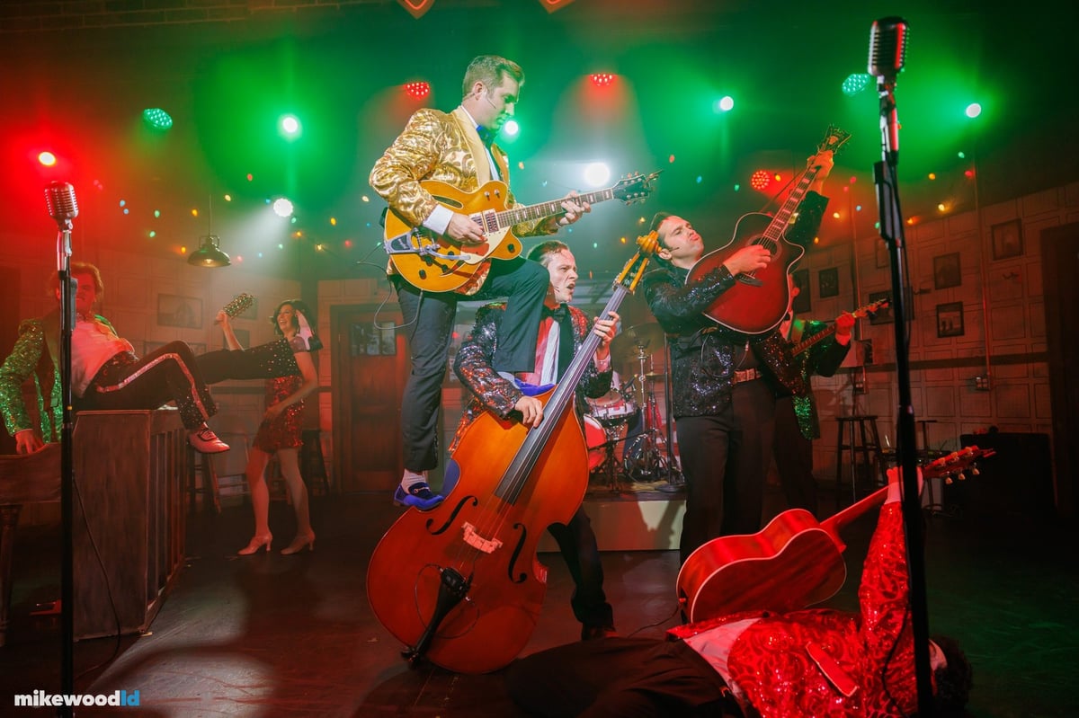 Million Dollar Quartet Christmas, production photo