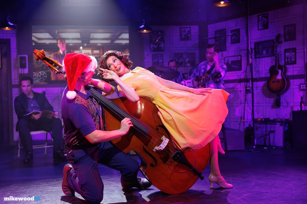 Million Dollar Quartet Christmas, Suncoast Broadway Theatre production photo.