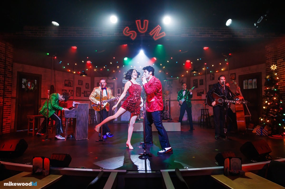 Million Dollar Quartet Christmas, production photo
