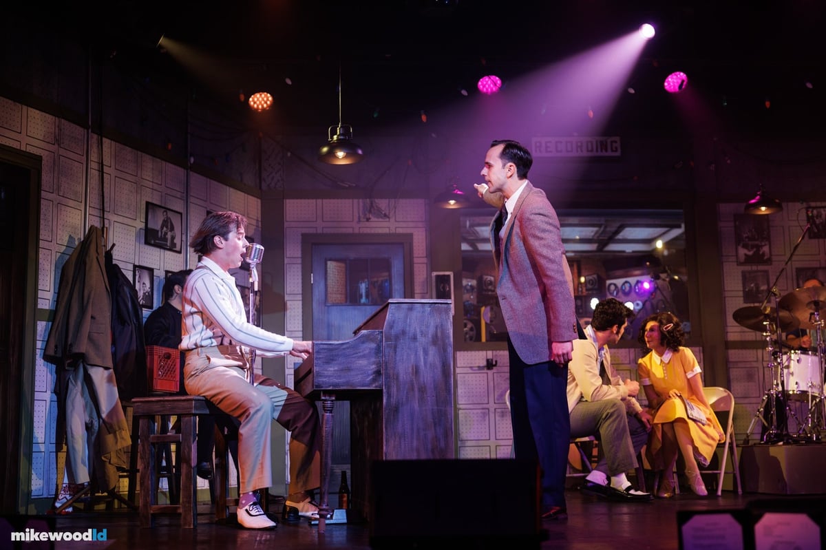 Million Dollar Quartet Christmas, production photo
