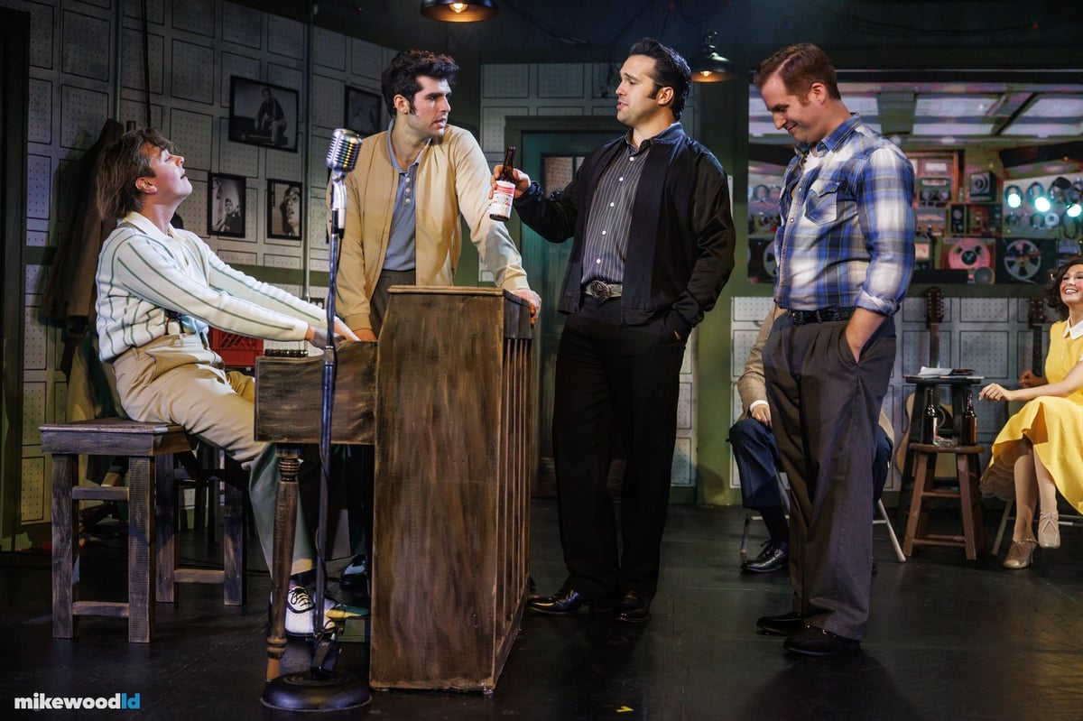 Million Dollar Quartet Christmas, production photo