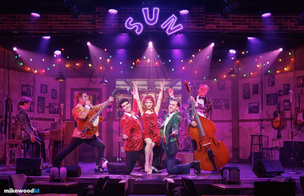Million Dollar Quartet Christmas, production photo